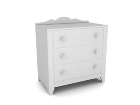 床头柜3D模型设计